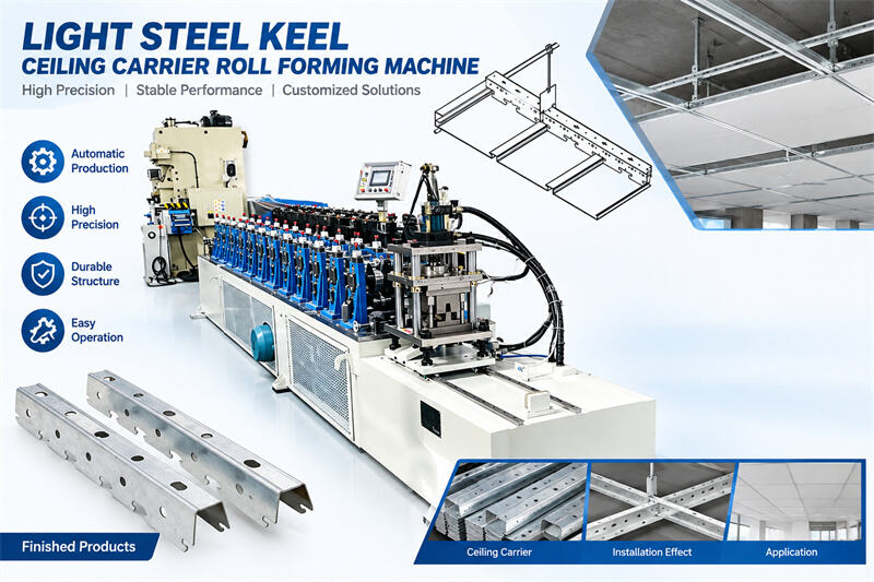 Suspended Ceiling Cassette Keel Roll Forming Machine