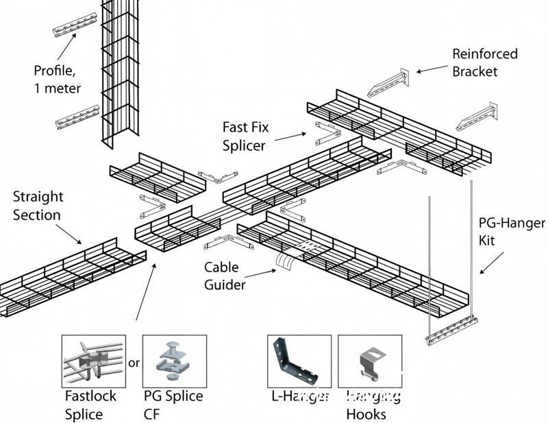 Cable tray roll forming machine with punching system