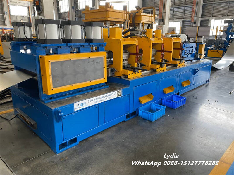 hat solar purlin roll forming machine
