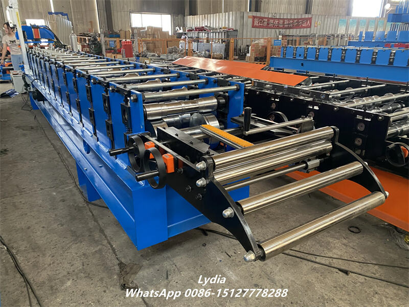 ridge cap04 Zhongtuo Metal Ridge Cap Roll Forming Machine 0.3–0.8mm Roofing Profile Machine