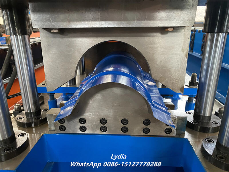 metal roof ridge cap roll forming machine