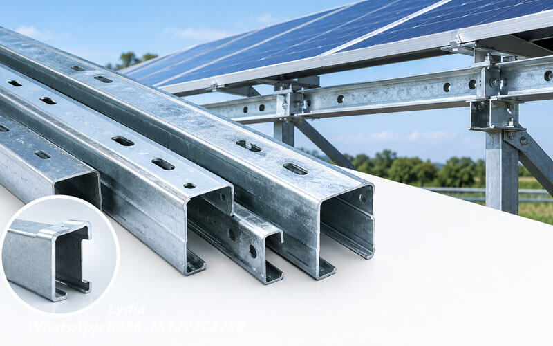 C purlin vs Z purlin profile comparison for solar mounting
