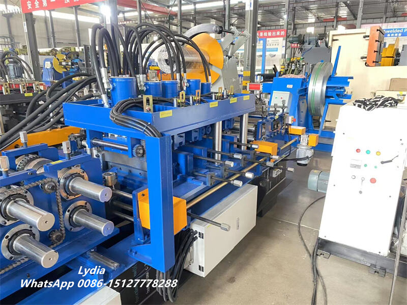 Servo-Based C-Purlin Roll Forming Machine for solar structures